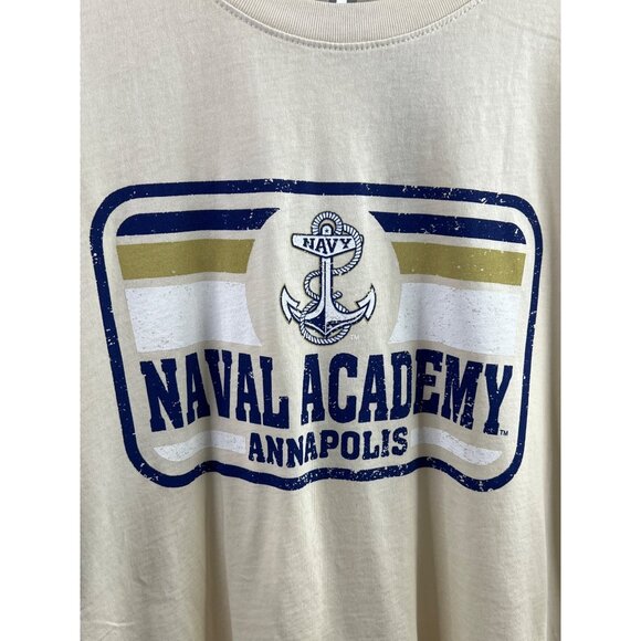 Ouray TShirt Size Large Pigment Dyed Short Sleeve Naval Academy Annapolis NEW - Picture 3 of 6